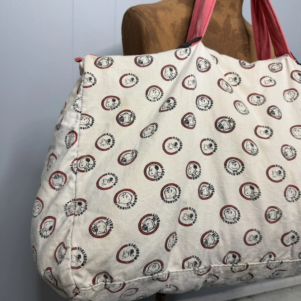 80s Vintage Charlie Brown Peanuts travel duffle bag